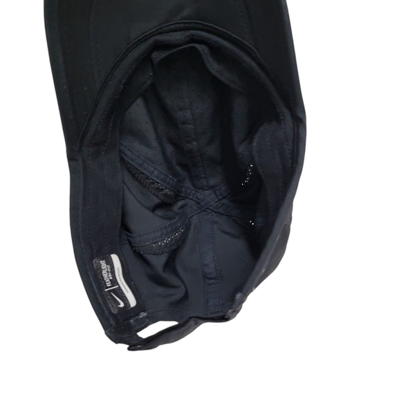 Nike FeatherLight Dri-Fit Hat Cap Black Toddler Tennis O/S. Excellent Condition - Picture 6 of 7